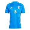 Italia Nicolo Barella 18 Hjemme EM 2024 - Herre Fotballdrakt
